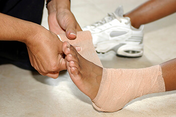 ankle sprain treatment in the Plymouth County, MA: Plymouth (Kingston, Duxbury, Marshfield, Pembroke, Hanson, Halifax, Middleborough, Carver, Bridgewater, Lakeville) areas